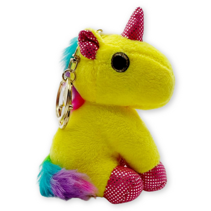 Plushy Unicorn Keychain
