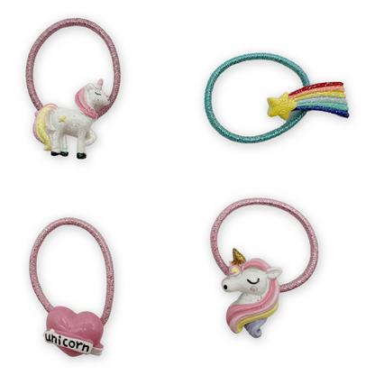 SET of 2 Unicorn hairbands