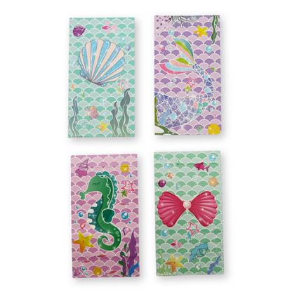 Mermaid Party Favor Bag with sticker