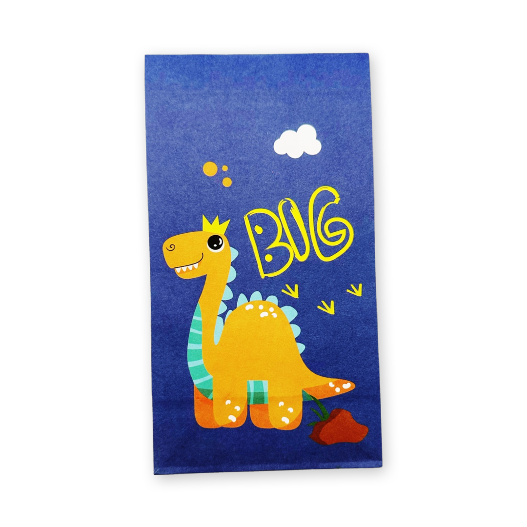 SET of 12 Dinosaur Bag with stickers