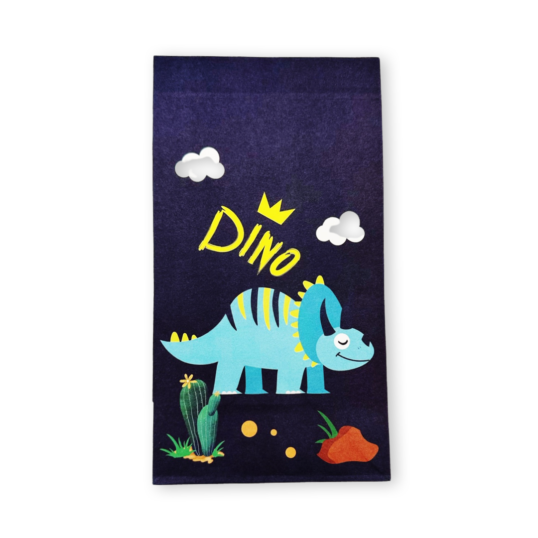 SET of 12 Dinosaur Bag with stickers