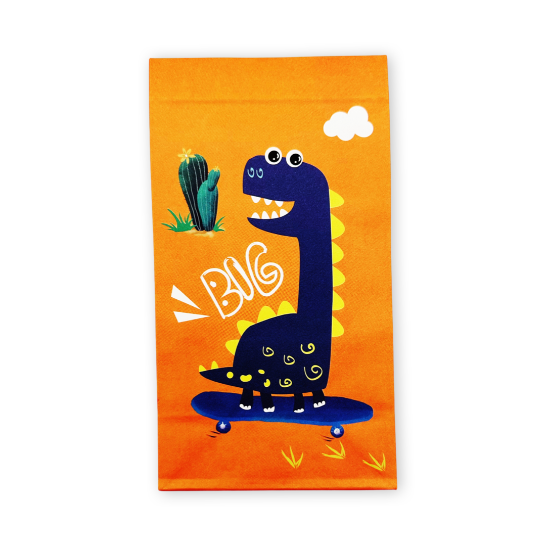 SET of 12 Dinosaur Bag with stickers