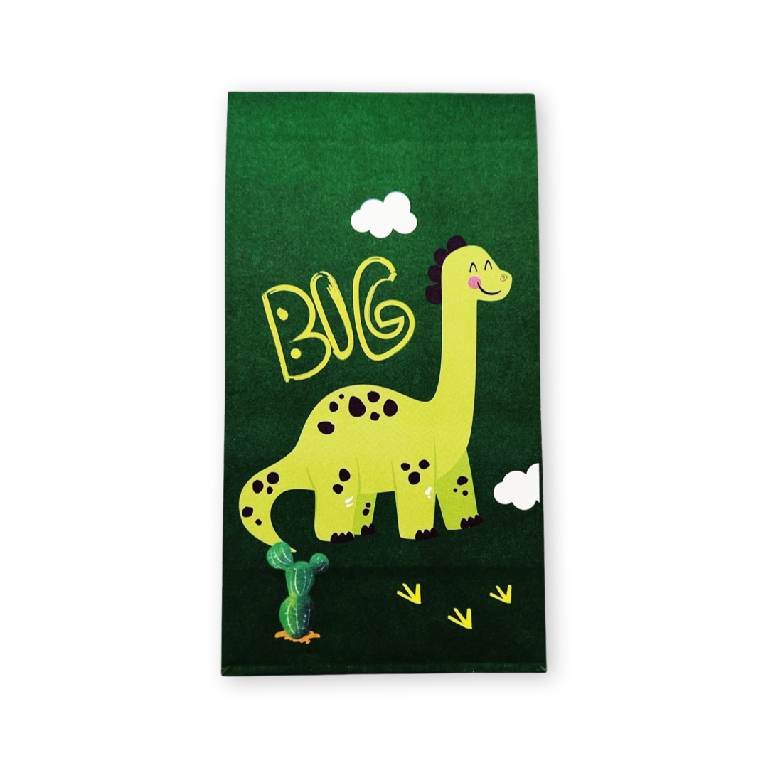 SET of 12 Dinosaur Bag with stickers