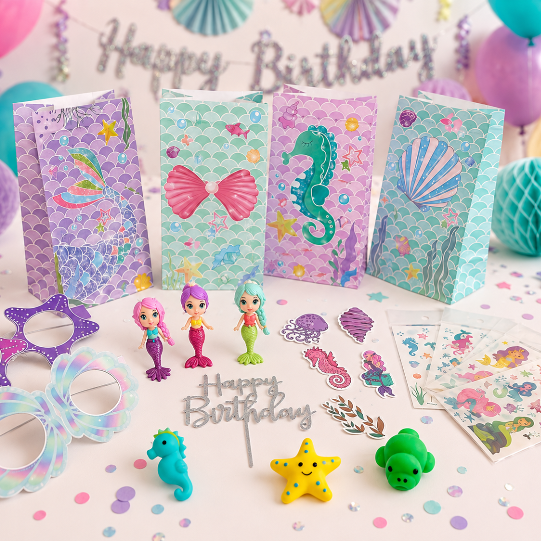 Mermaid Party Favor Set for 20 Kids