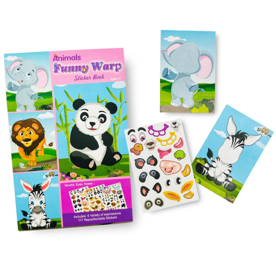 Wild Animal Sticker Activity Set for Kids