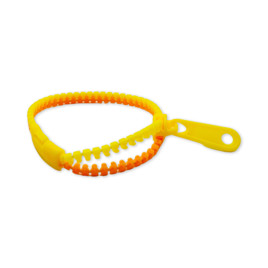 SET of 10 Multicolor Zipper Bracelet