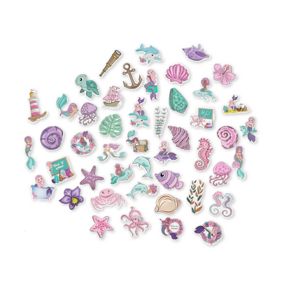 SET of 25 Mermaid Stickers
