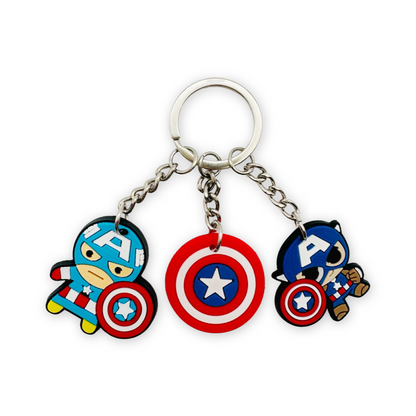 Marvel and DC Comics Keychain