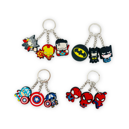 Marvel and DC Comics Keychain