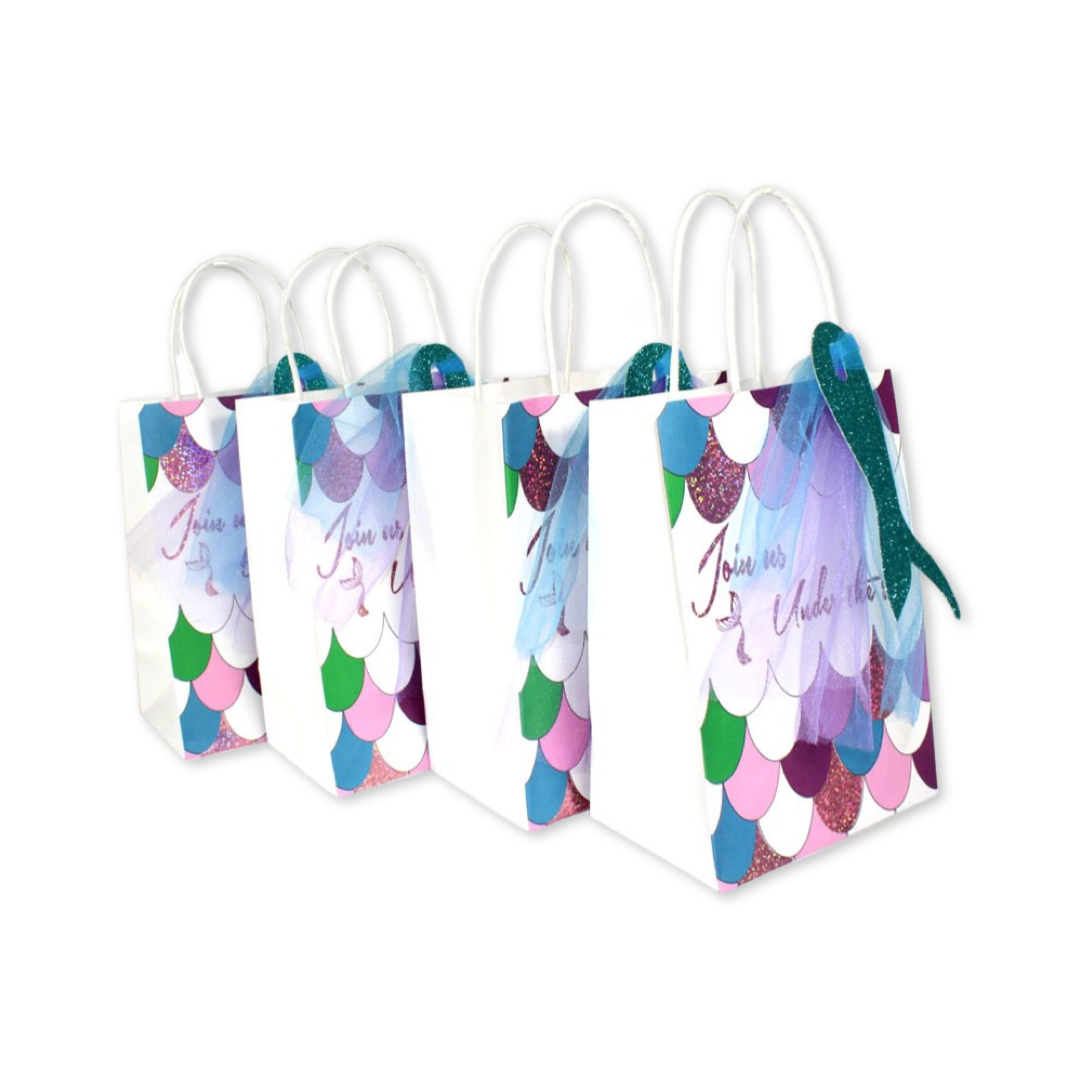 SET of 5 Fancy Mermaid tote bag