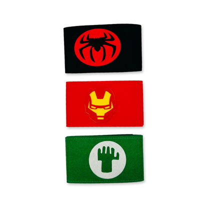 Superheroes Wrists and Belt