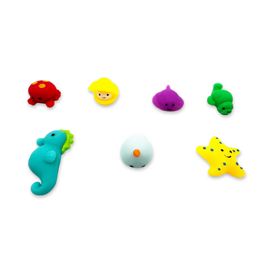 SET of 10 Sea creatures squishies