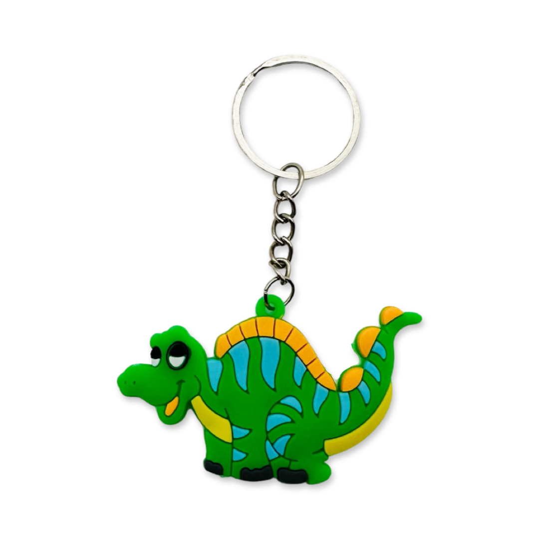 SET of 10 Dinosaur Keychain