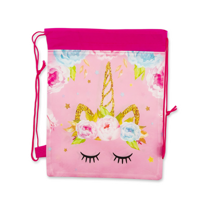 SET of 12 Unicorn Drawstring Backpack