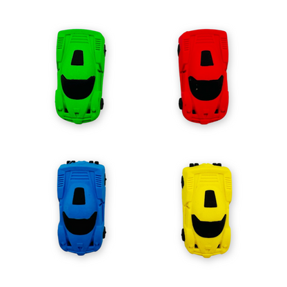 SET of 10 Sport Car Eraser
