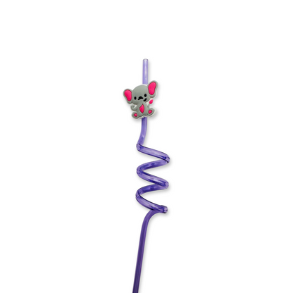 Set of 5 Jungle Animals Drinking Straws