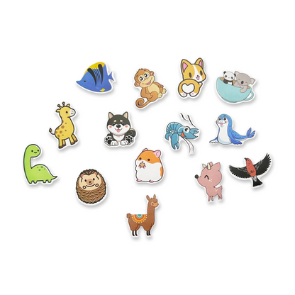 SET of 25 Animal Stickers