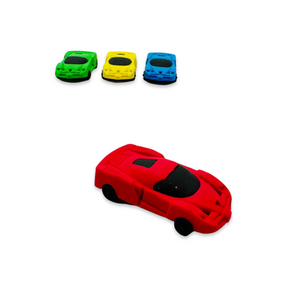 SET of 10 Sport Car Eraser