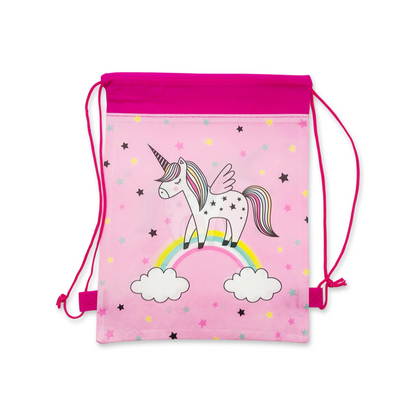 SET of 12 Unicorn Drawstring Backpack