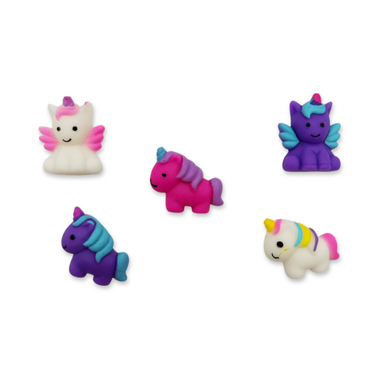 SET of 10 Unicorn Squishy Toy