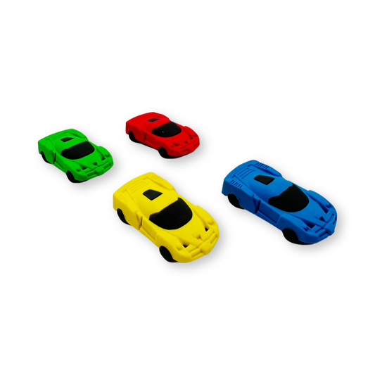 SET of 10 Sport Car Eraser