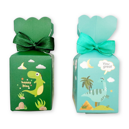 SET of 10 Dinosaur gift box