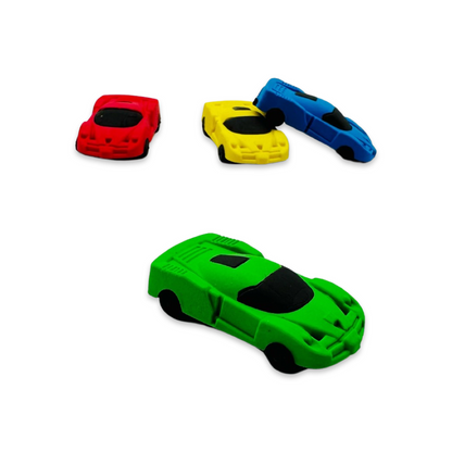 SET of 10 Sport Car Eraser