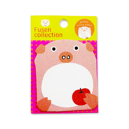 SET of 10 Animal Sticky Memo Pad