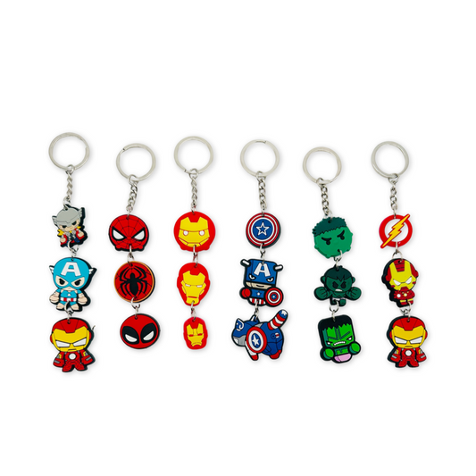 Marvel and DC Comics Keychain