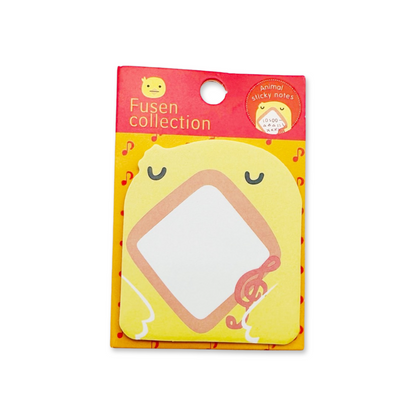 SET of 10 Animal Sticky Memo Pad