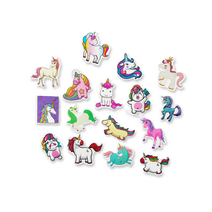 SET of 25 Unicorn Stickers