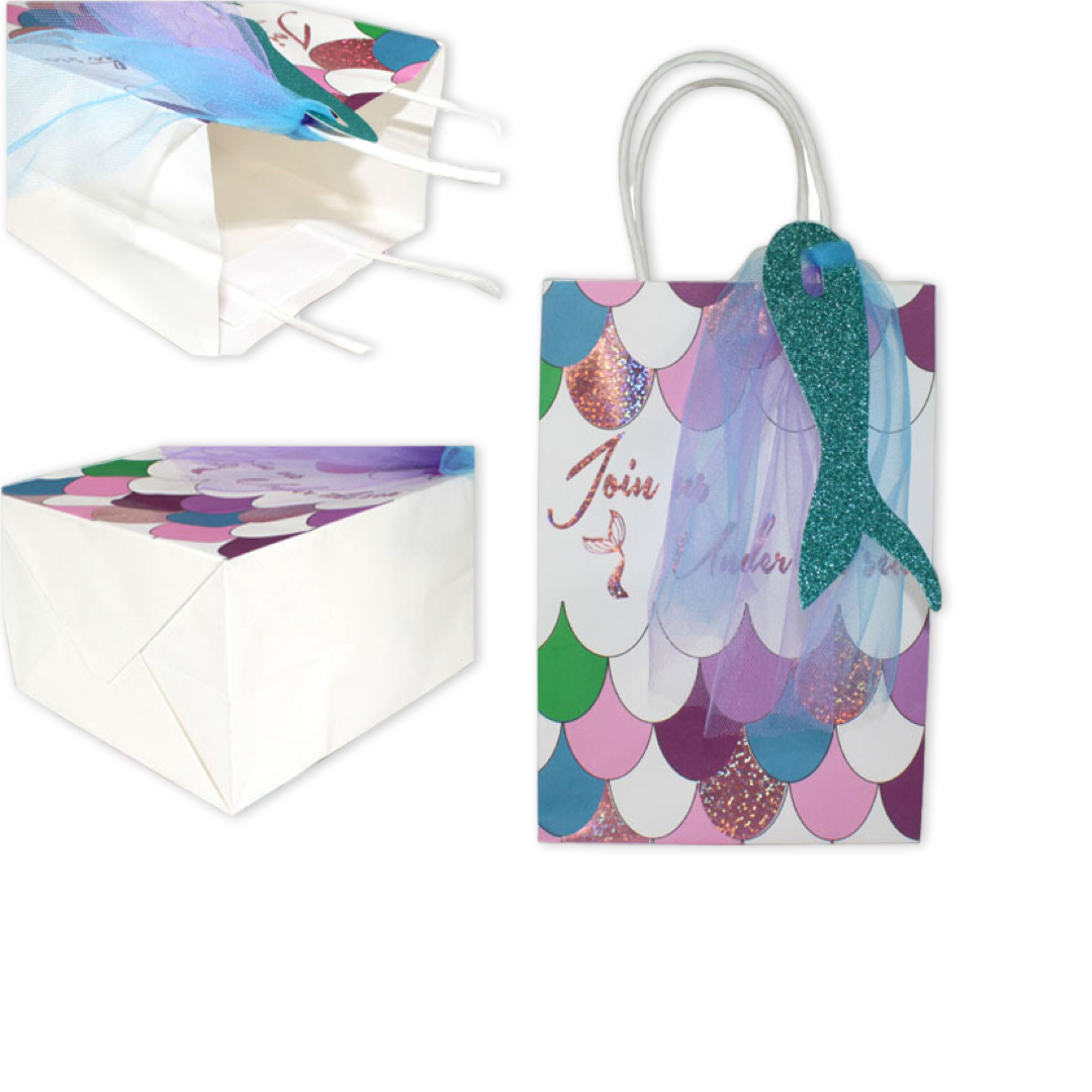 SET of 5 Fancy Mermaid tote bag