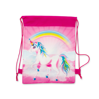 SET of 12 Unicorn Drawstring Backpack