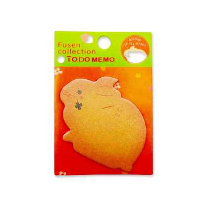 SET of 10 Animal Sticky Memo Pad