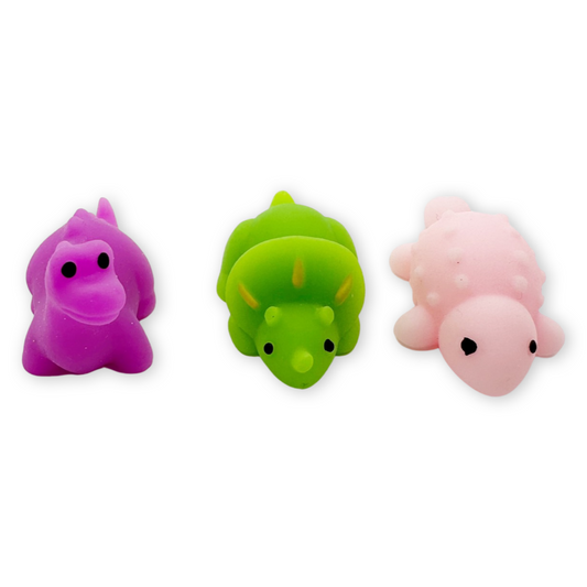 SET of 10 Squishy Dinosaurs