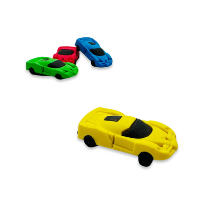 SET of 10 Sport Car Eraser