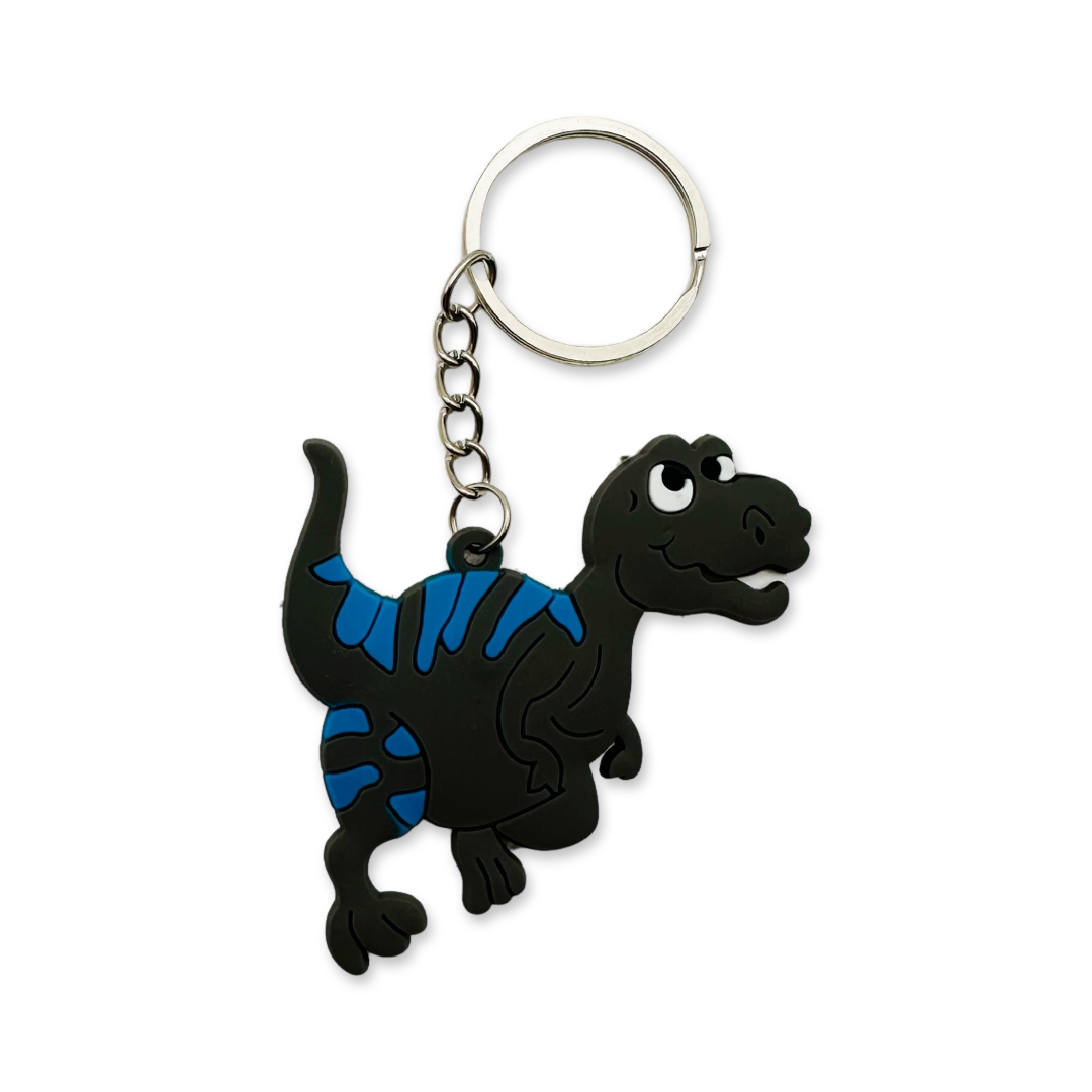 SET of 10 Dinosaur Keychain