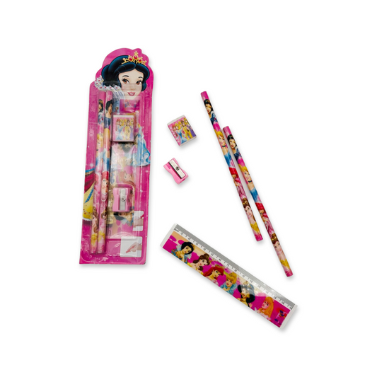 SET of 4 Snow White Stationery kit